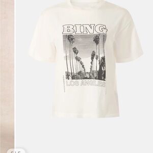 Anine Bing Louis Bing Tour Off-White Tee